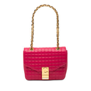 Pre-Loved Celine Small Quilted Calfskin C Bag